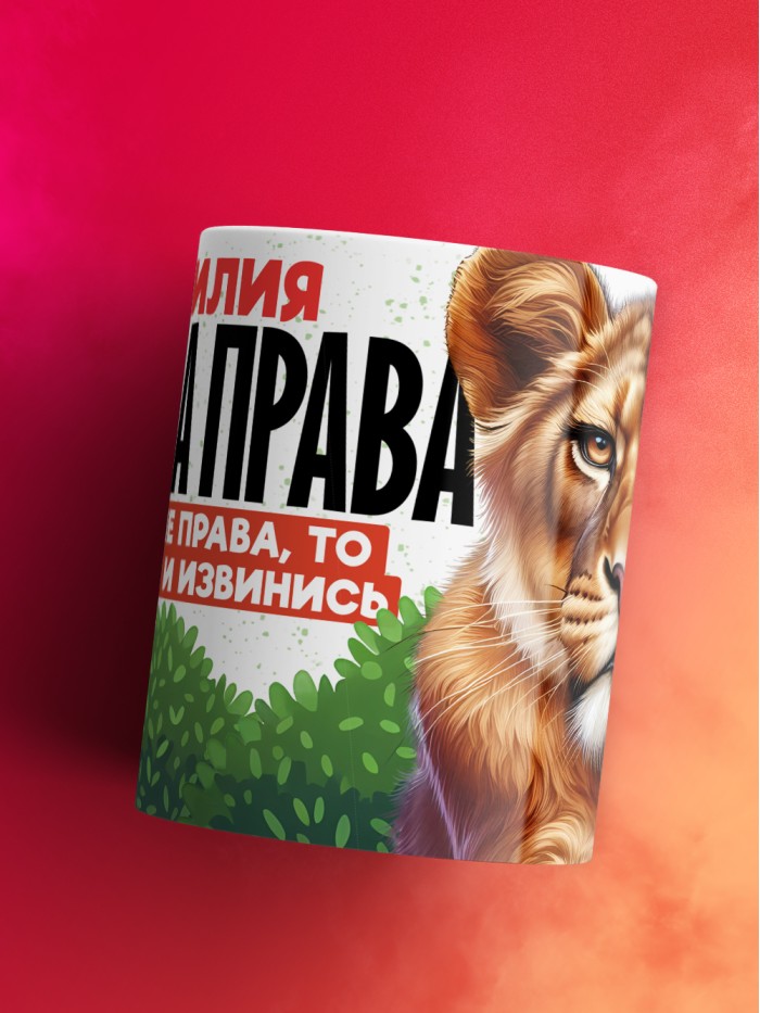 Кружка Эмилия всегда права  Екатеринбург