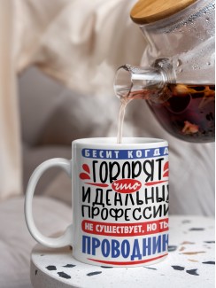 Кружка, Идеальная профессия Проводник, 330мл